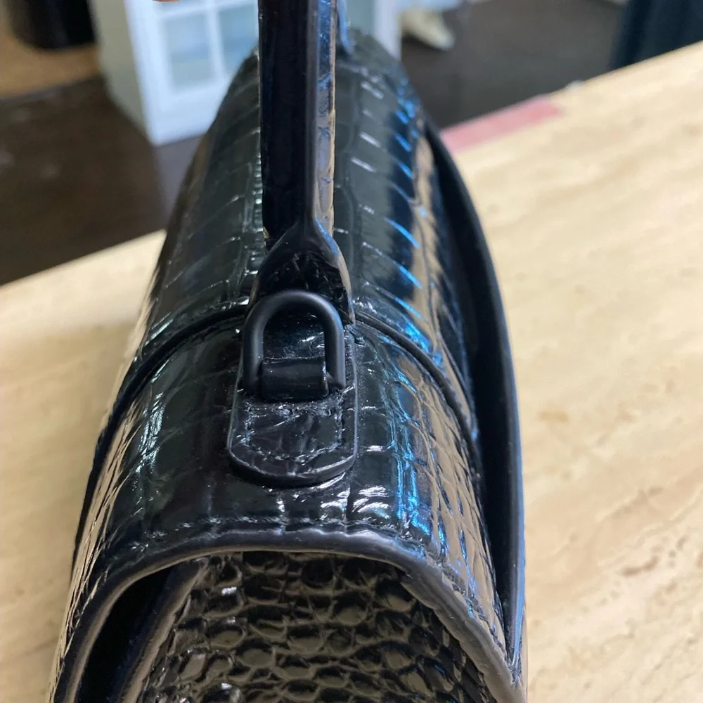 Balenciaga Hourglass small crocodile-embossed bag - Picture 6 of 6